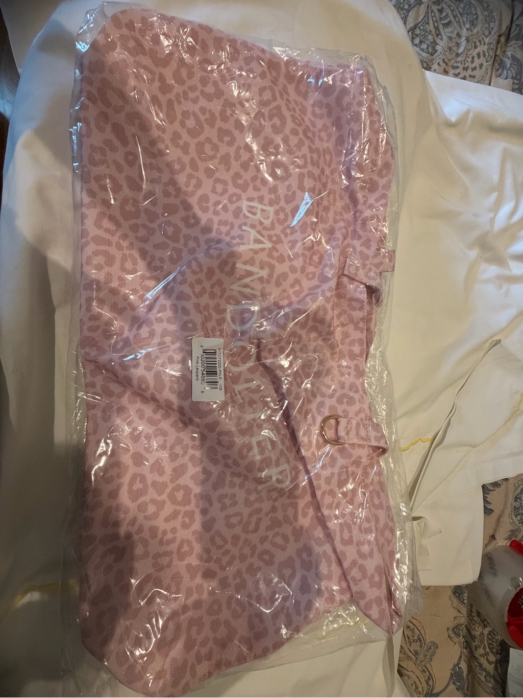Pink Leopard Print Tote Bag Brand New — image 4 of 6